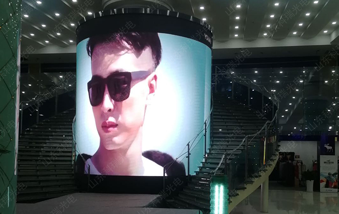 展厅圆柱型LED屏