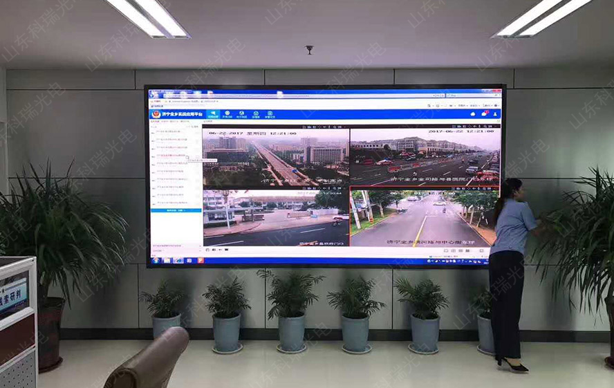 某公安局监控大屏