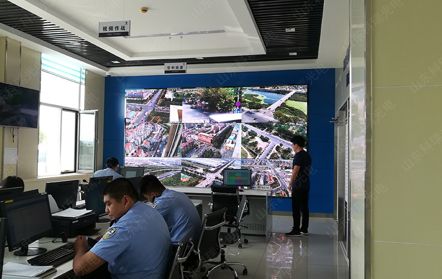某公安局监控大屏